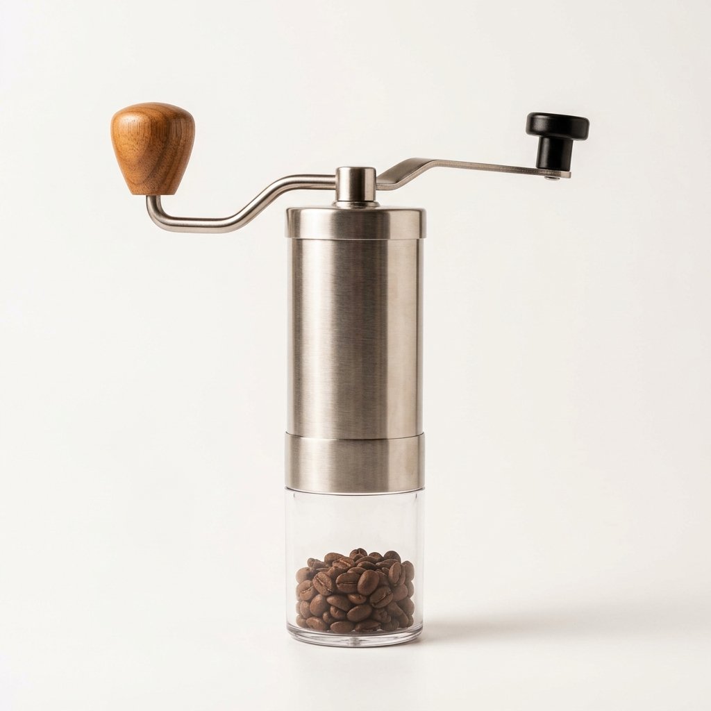 JavaPresse Manual Burr Grinder — our recommended beginner grinder for fixing muddy French press coffee