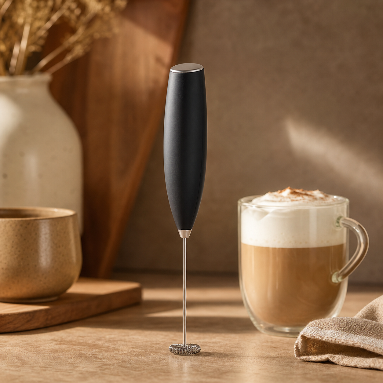 Zulay handheld milk frother — our recommended beginner milk frother